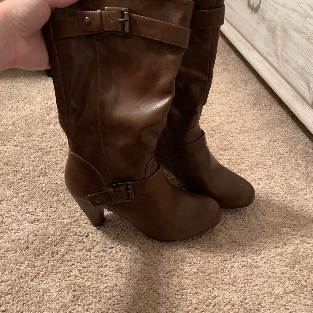 Mid calf boots